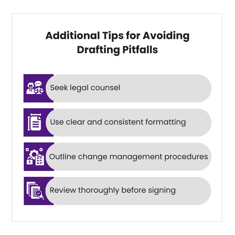 Additional Tips for Avoiding MSA Drafting Pitfalls