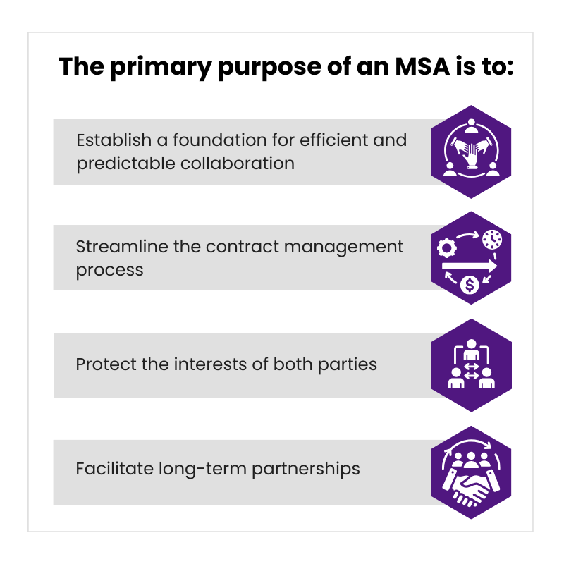  Purpose of an MSA